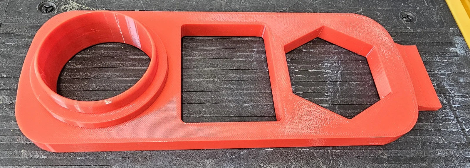 Jig Router cắt lỗ lục giác trên nhựa cho adapter Polydryer - Image 1