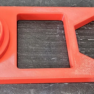 Jig Router cắt lỗ lục giác trên nhựa cho adapter Polydryer