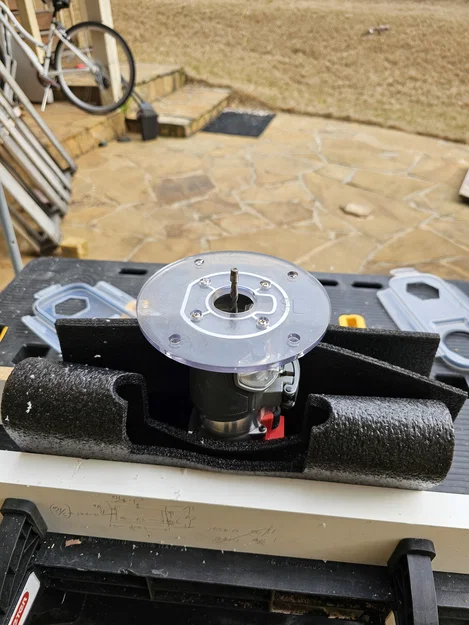 Jig Router cắt lỗ lục giác trên nhựa cho adapter Polydryer - Image 4