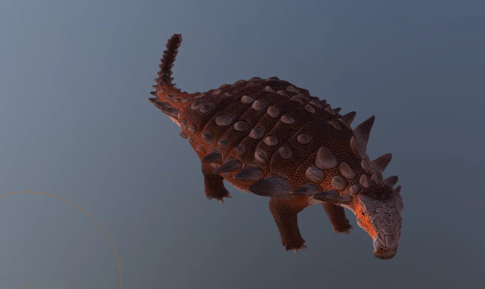 Mô hình khủng long Texasetes 3D - Khủng long bọc giáp Bắc Mỹ - Image 3