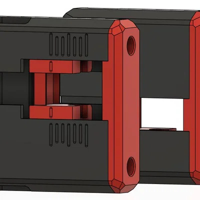 Bộ phận dẫn hướng BFI đối xứng có vạch chia cho Voron 2.4