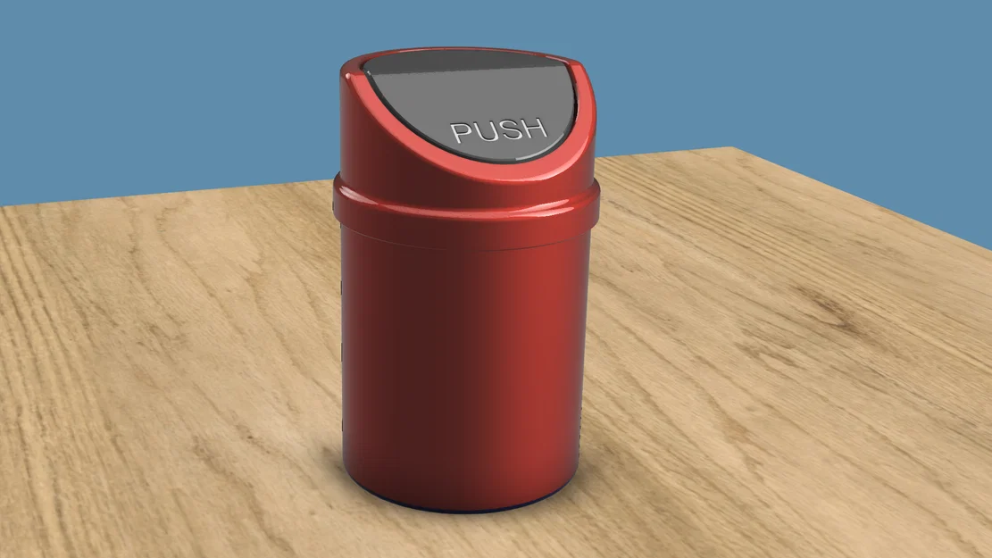 Thùng rác mini để bàn (Mini Desktop Trash Can) - Image 1