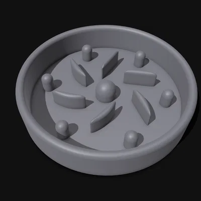 Tô Ăn Chậm Cho Mèo (Cat Slow Feeder Bowl)