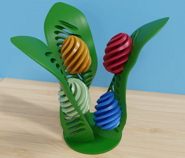 Hoa Phục Sinh kèm Trứng (Easter Flower with Eggs) - Image 2