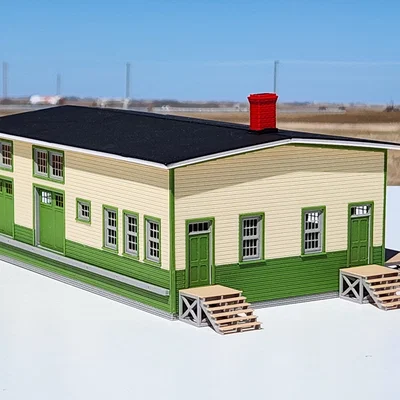 Nhà Kho Hàng Tỉ Lệ HO (HO Scale Freight Shed)