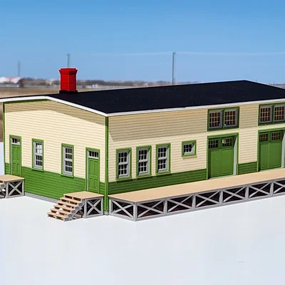 Nhà Kho Hàng Tỉ Lệ HO (HO Scale Freight Shed)