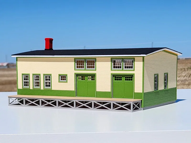 Nhà Kho Hàng Tỉ Lệ HO (HO Scale Freight Shed) - Image 3