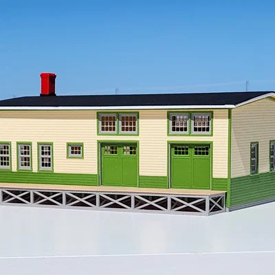 Nhà Kho Hàng Tỉ Lệ HO (HO Scale Freight Shed)
