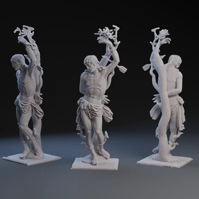 Thánh Sebastian (Saint Sebastian) – Mô hình 3D
