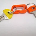 Móc carabiner đơn giản cho móc khóa (simple keychain carabiner) - Thumbnail 2