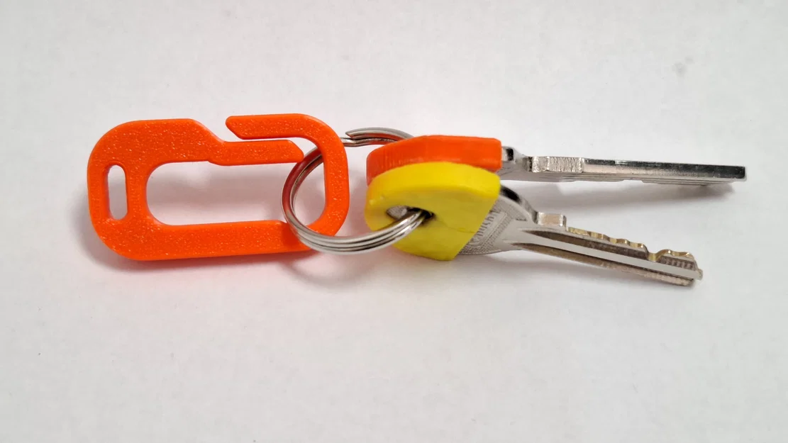 Móc carabiner đơn giản cho móc khóa (simple keychain carabiner) - Image 3