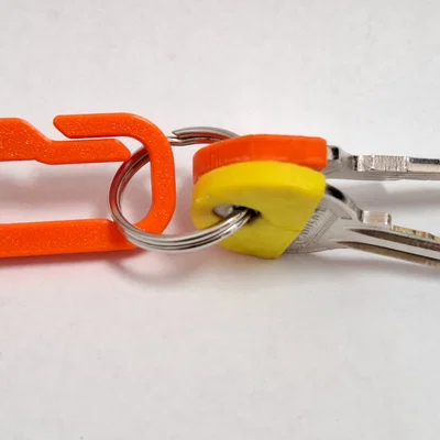 Móc carabiner đơn giản cho móc khóa (simple keychain carabiner)