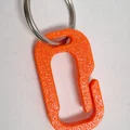 Móc carabiner đơn giản cho móc khóa (simple keychain carabiner) - Thumbnail 4