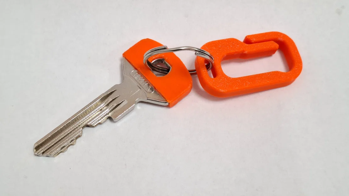 Móc carabiner đơn giản cho móc khóa (simple keychain carabiner) - Image 5