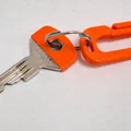Móc carabiner đơn giản cho móc khóa (simple keychain carabiner) - Thumbnail 5