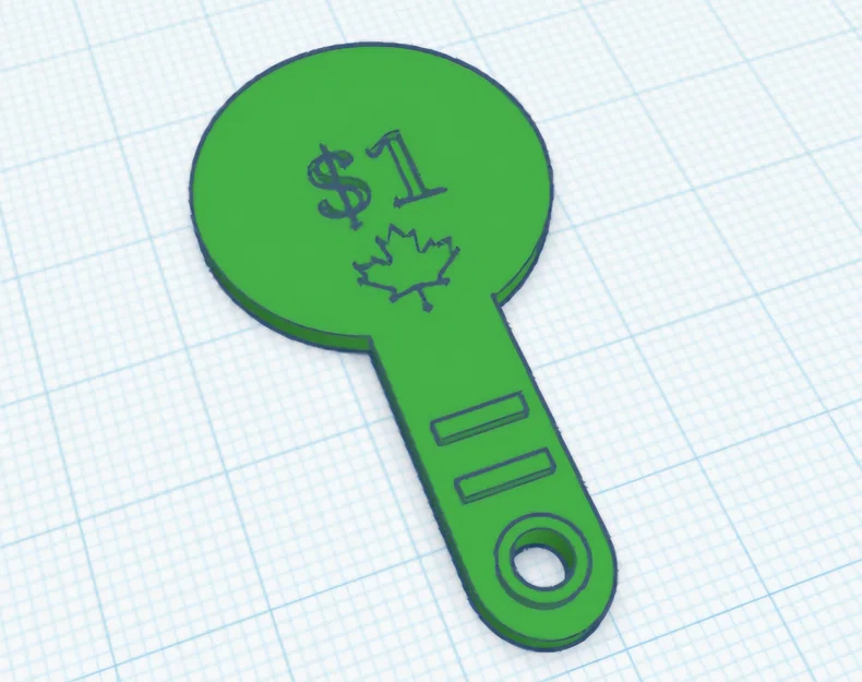 Đồng/Token mở khóa xe đẩy siêu thị - Canada (Dùng được!) - Image 4