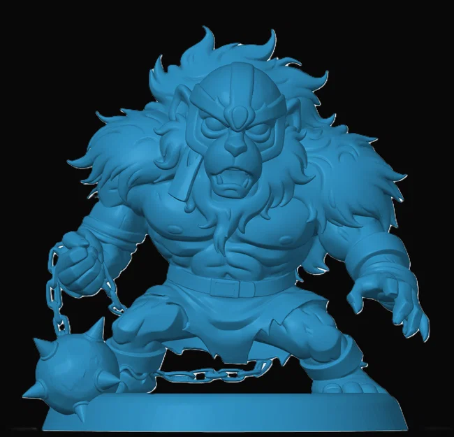 Mô hình 3D Monkian phong cách Chibi cho fan Thundercats - Image 1