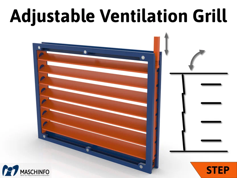 Lưới Thông Gió Điều Chỉnh (Adjustable Ventilation Grill) - Image 1