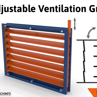 Lưới Thông Gió Điều Chỉnh (Adjustable Ventilation Grill)