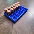 Khay đựng pin đại (D battery holder) in 3D gọn gàng, ngăn nắp - Thumbnail 1