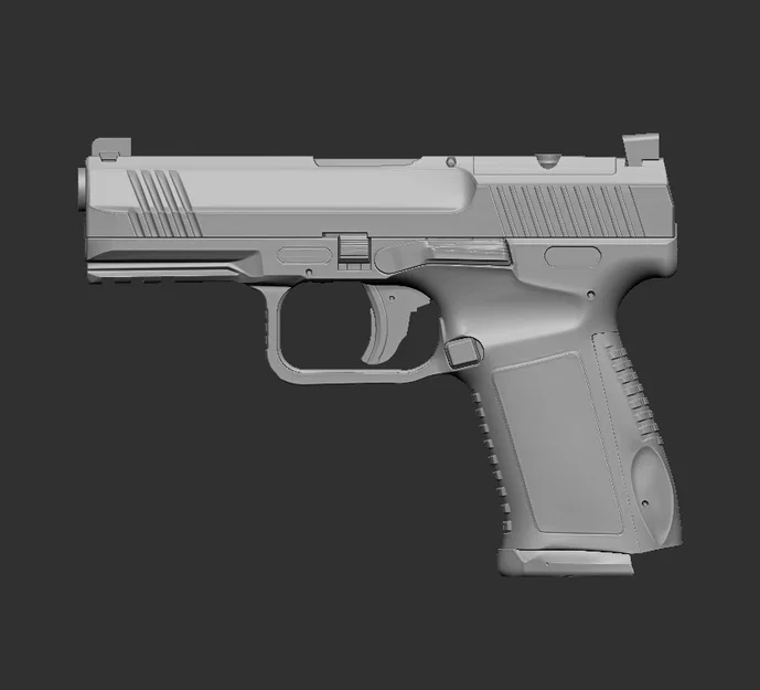 Canik TP9 – Mẫu súng ngắn bán tự động hiện đại (Prop 3D) - Image 2