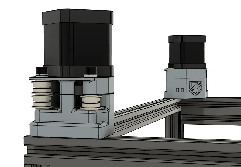Mercury One.1: Cụm Stepper Tower Double Shear gắn trong khung (Inside Frame) - Image 2