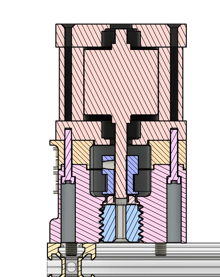 Mercury One.1: Cụm Stepper Tower Double Shear gắn trong khung (Inside Frame) - Image 4