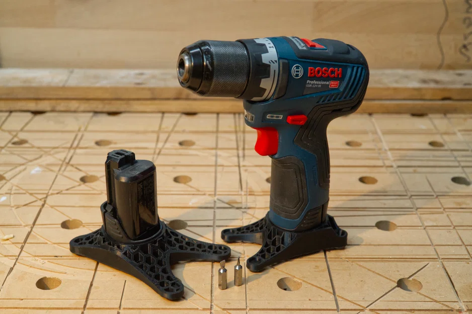 Chân đế kẹp cho pin Bosch 12V (Bosch 12V battery feet) - Image 1