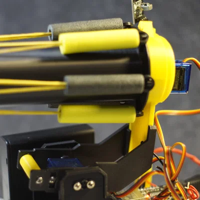 IR turret CrunchLabs, io1 ver. - Tháp IR DIY in 3D