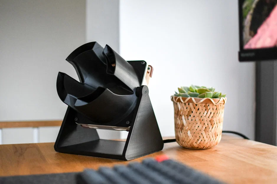 Bộ khuếch đại luồng gió cho fan 140/120/200 mm (kèm đế) - Image 1