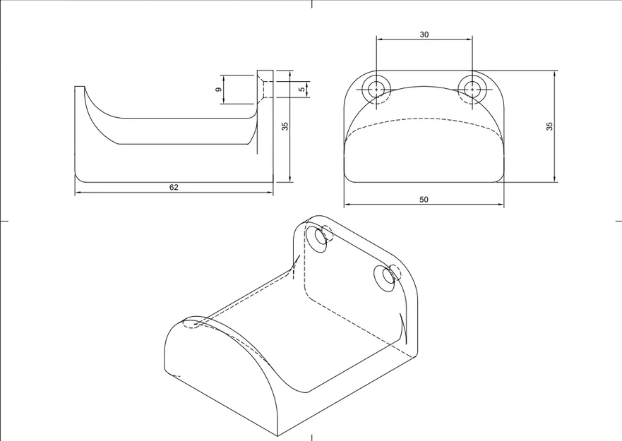 Móc treo tai nghe gắn tường chắc chắn (Headphones hanger) - Image 3