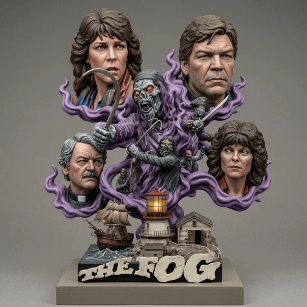 Mô hình trang trí The Fog 1980 ấn tượng - File in 3D chất lượng cao - Image 1