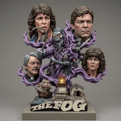 Mô hình trang trí The Fog 1980 ấn tượng - File in 3D chất lượng cao
