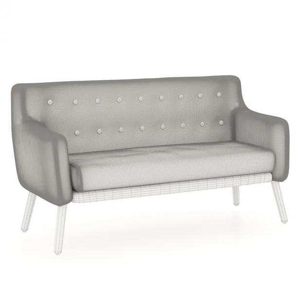 Mô hình ghế Sofa 3D sang trọng cho trang trí và mô hình thu nhỏ - Image 3