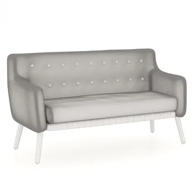 Mô hình ghế Sofa 3D sang trọng cho trang trí và mô hình thu nhỏ