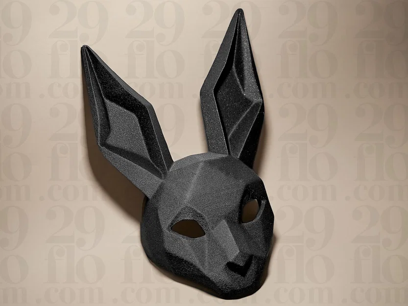 Mặt nạ thỏ hình học (Geometric Bunny Mask) - Image 1