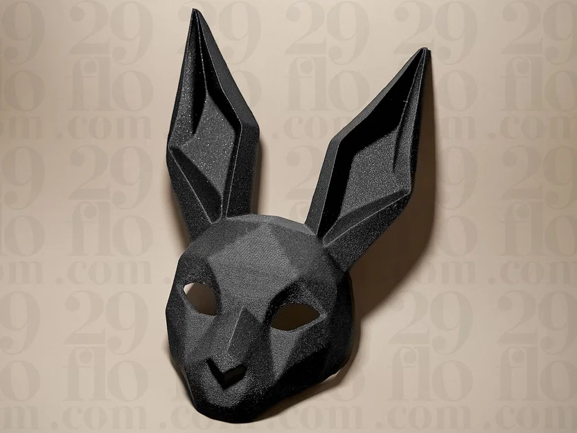 Mặt nạ thỏ hình học (Geometric Bunny Mask) - Image 2