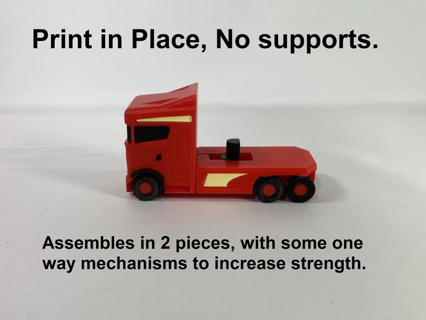 Mô hình xe đầu kéo container Articulated Euro Big Rig in 3D - Image 2
