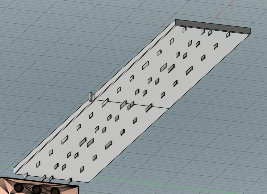 Tấm Kệ Nhựa 3D Cho Giá Đựng Gia Vị Cánh Tủ Bếp (Shelf Module) - Image 2