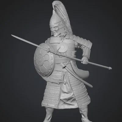 Mô hình 3D Ironclad Sentinel: Chiến binh giáp sắt đầy uy lực