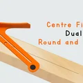 Dụng cụ tìm tâm đa năng (Dual Centre Finder) cho phôi tròn và vuông - Thumbnail 2
