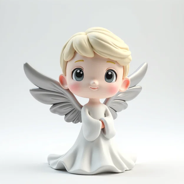 Mô hình 3D Thiên Thần Nhỏ (Angel) dễ thương trang trí bàn làm việc - Image 1