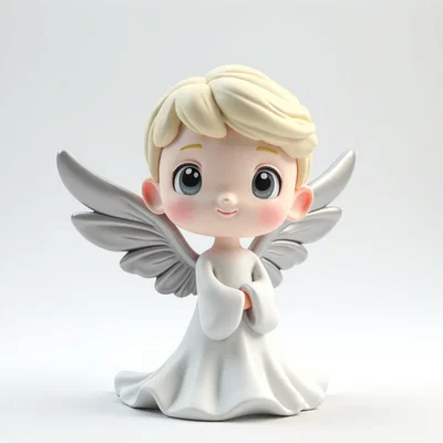 Mô hình 3D Thiên Thần Nhỏ (Angel) dễ thương trang trí bàn làm việc