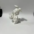 Mô hình chú thỏ Phục sinh (Osterhase) dễ thương in 3D trang trí - Thumbnail 2