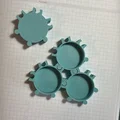 Khay Giữ Liên Kết (Interlocking) Cho Hũ Sơn hoặc Hũ Mỹ Phẩm 3cm - Thumbnail 3