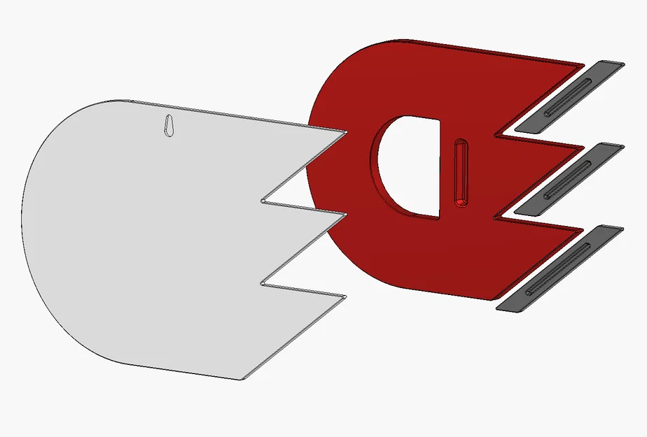 Mô hình trang trí treo tường Logo HC Dynamo Pardubice in 3D - Image 2