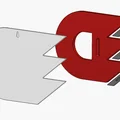 Mô hình trang trí treo tường Logo HC Dynamo Pardubice in 3D - Thumbnail 2