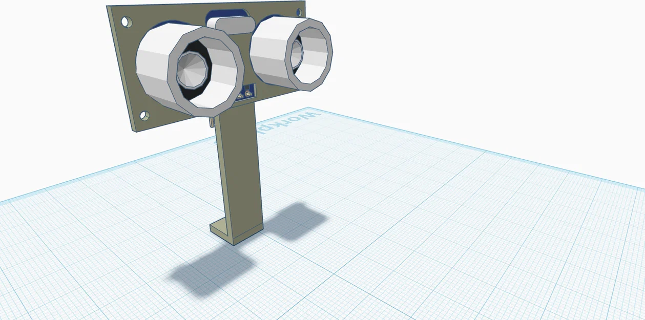 Giá đỡ cảm biến siêu âm (Ultrasonic Sensor Mount) cho dự án DIY robot - Image 1