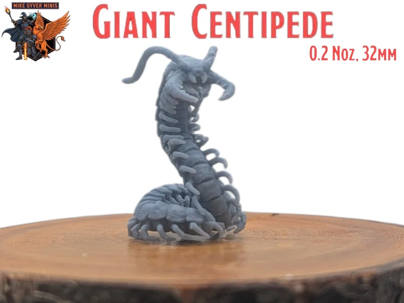 Giant Centipede - MGM Print-Ready Mini - Image 1