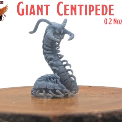 Giant Centipede - MGM Print-Ready Mini